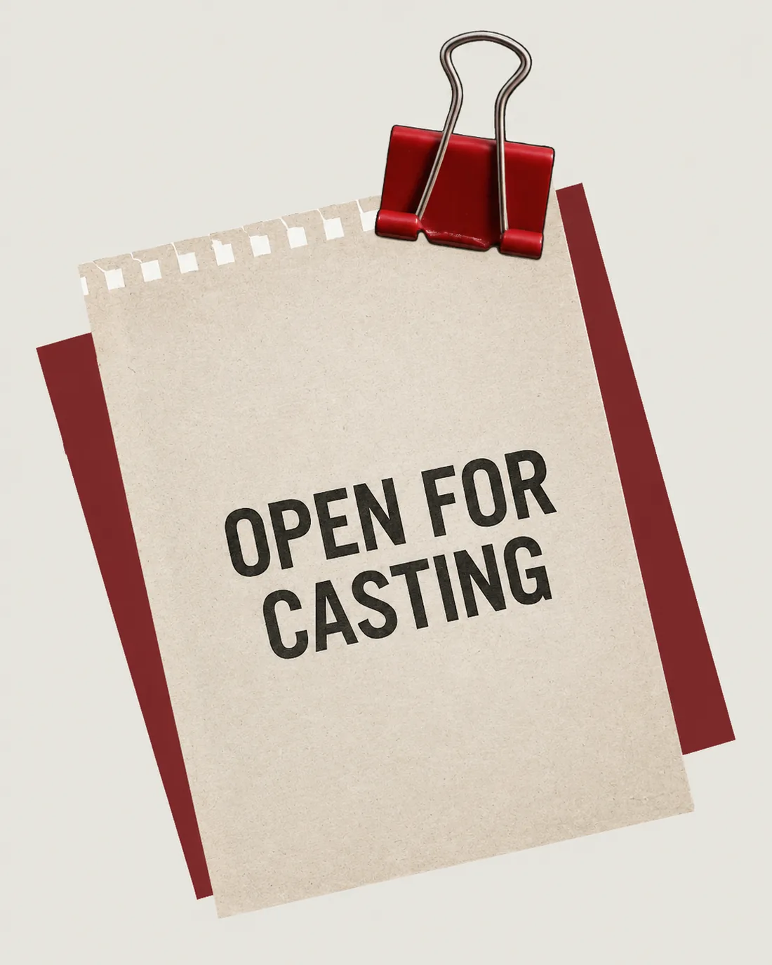 Open for casting
